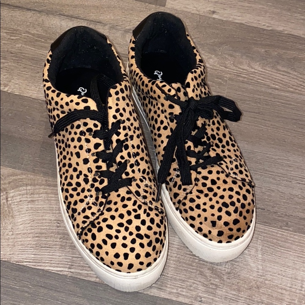 Suede Cheetah Sneakers